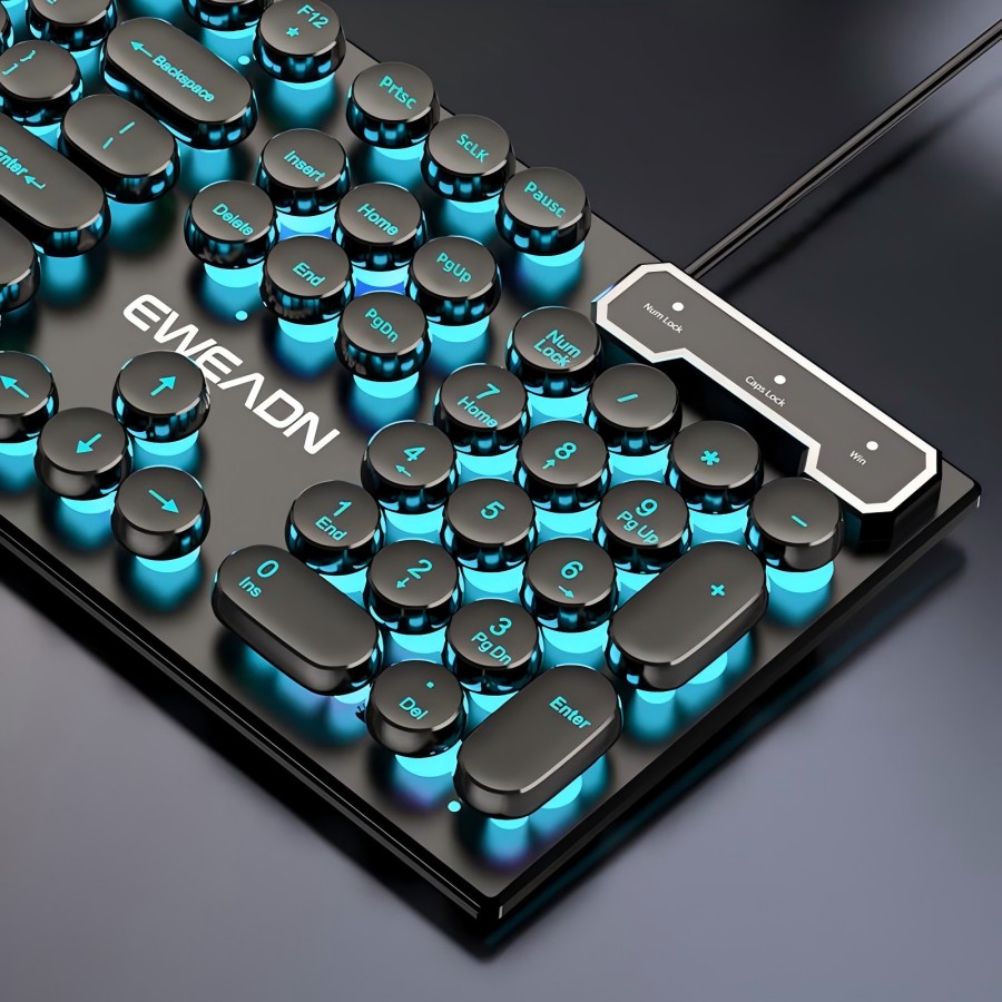 Gaming Keyboard Blue - Teclado para jogos de máquina de