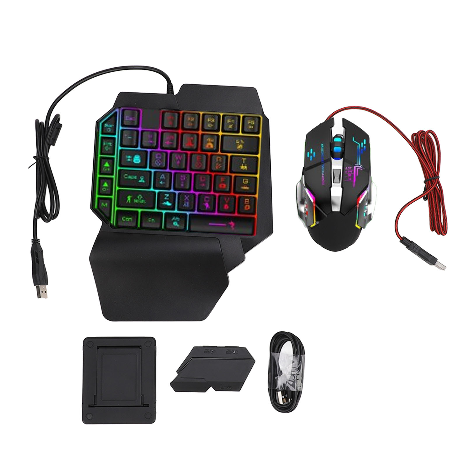 Gaming Keyboard Mini - Conjunto de Conversor de Teclado e