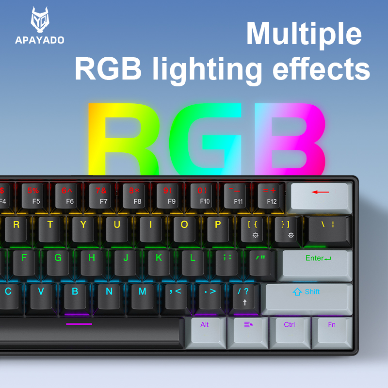 APAYADO K61 Mini teclado mecân - Gaming Keyboard And Mouse Set avaliação e preço