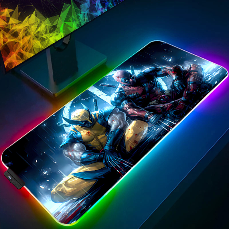 Led mouse pad jogos backlight  - Gaming Keyboard Noise avaliação e preço