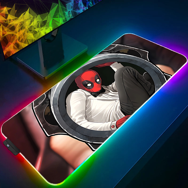 Led mouse pad jogos backlight  - Gaming Keyboard Noise avaliação e preço