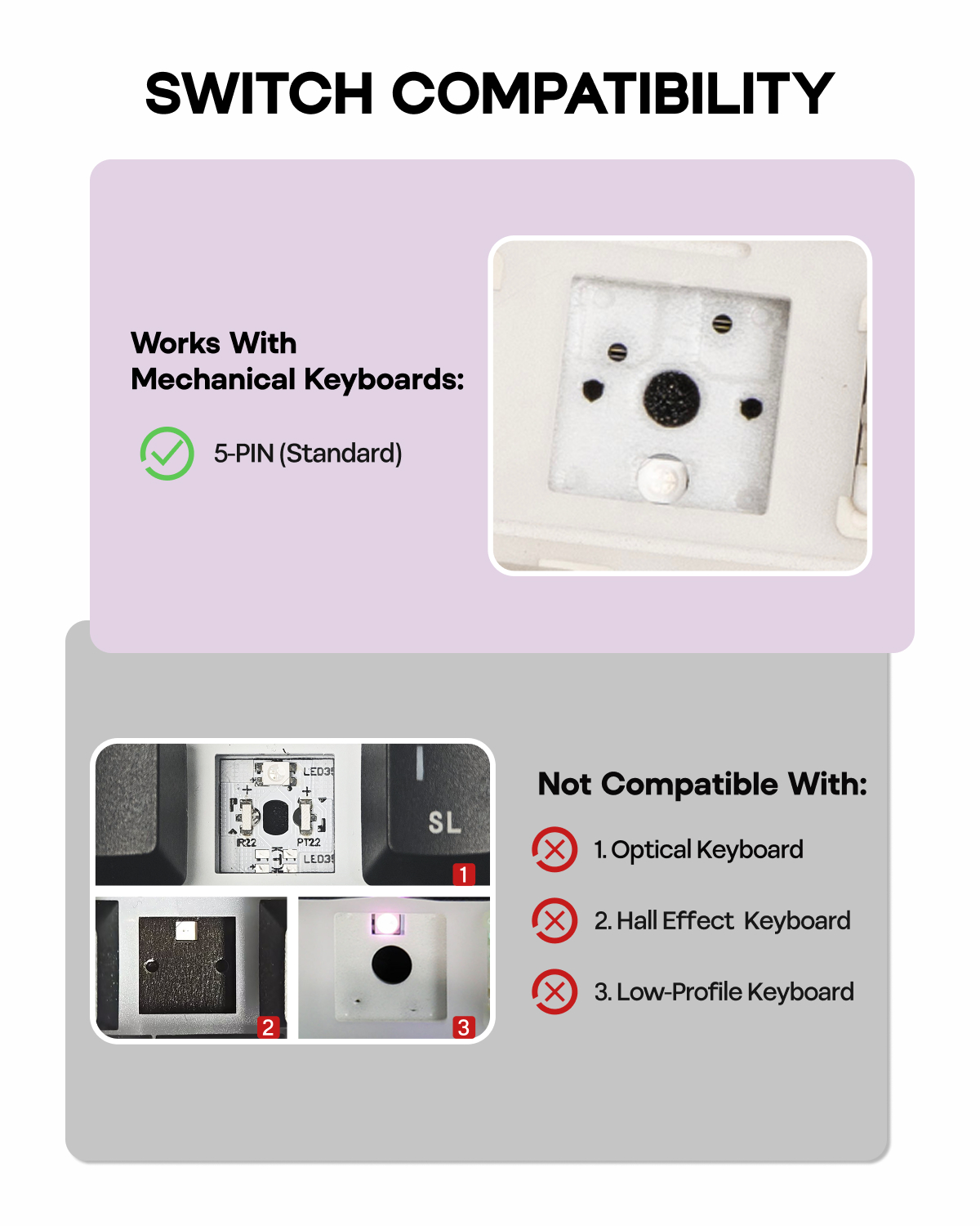 Conjunto de 100 Interruptores  - Keyboard Lube Kit avaliação e preço