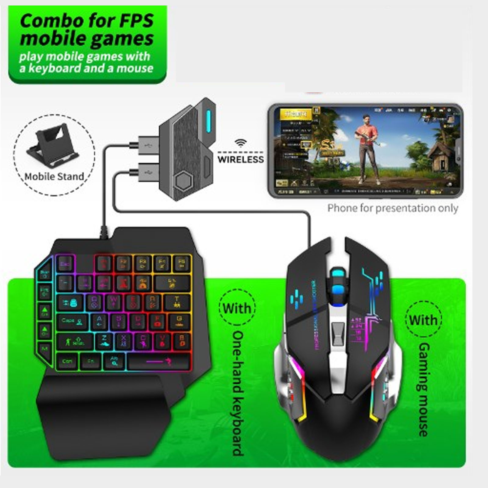 Conjunto de Conversor de Tecla - Gaming Keyboard Mini avaliação e preço