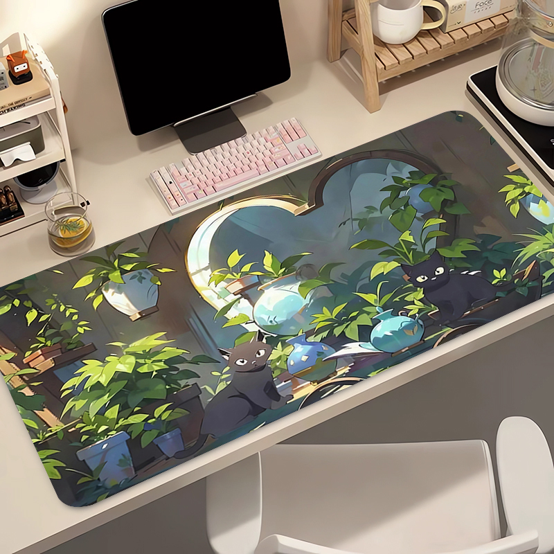 Kawaii gato preto silicone mac - Gaming Keyboard And Mouse avaliação e preço