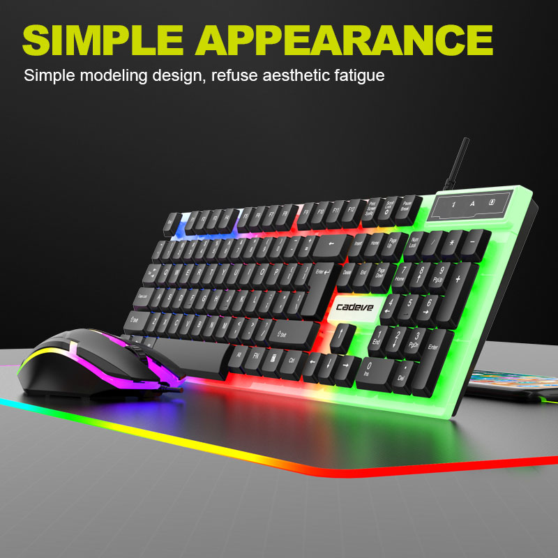 Conjunto de Teclado e Mouse Ga - Gaming Keyboard And Mouse Set avaliação e preço