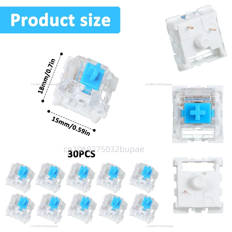 Interruptores de Teclado Mecân - Gaming Keyboard Blue avaliação e preço
